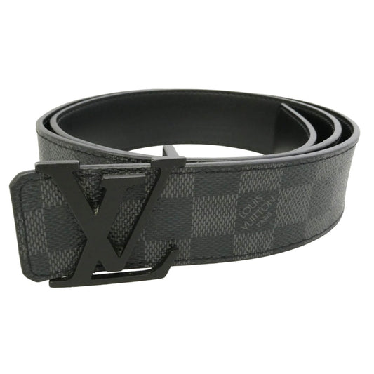 LOUIS VUITTON ルイ・ヴィトン M9808 サンチュール・LVイニシアル 40MM ベルト ブラック系 95/38【中古】