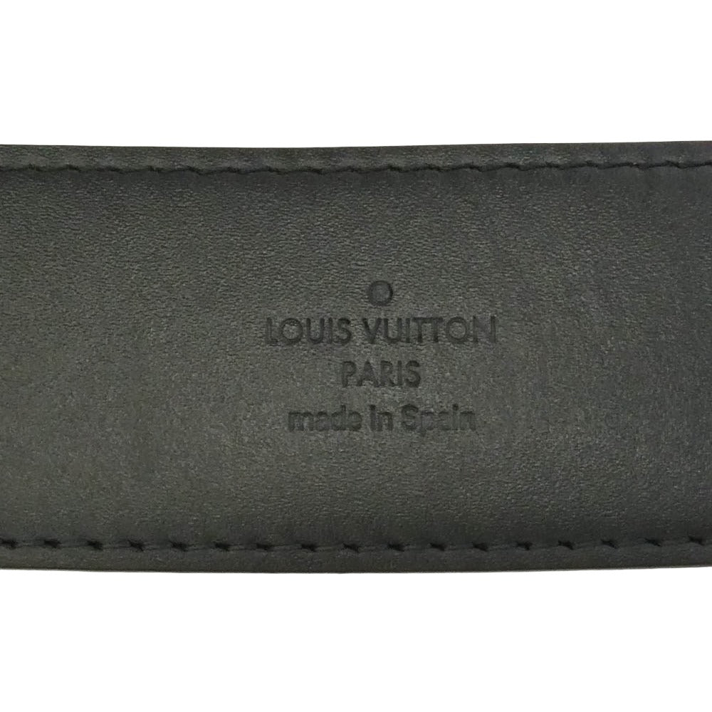 LOUIS VUITTON ルイ・ヴィトン M9808 サンチュール・LVイニシアル 40MM ベルト ブラック系 95/38【中古】