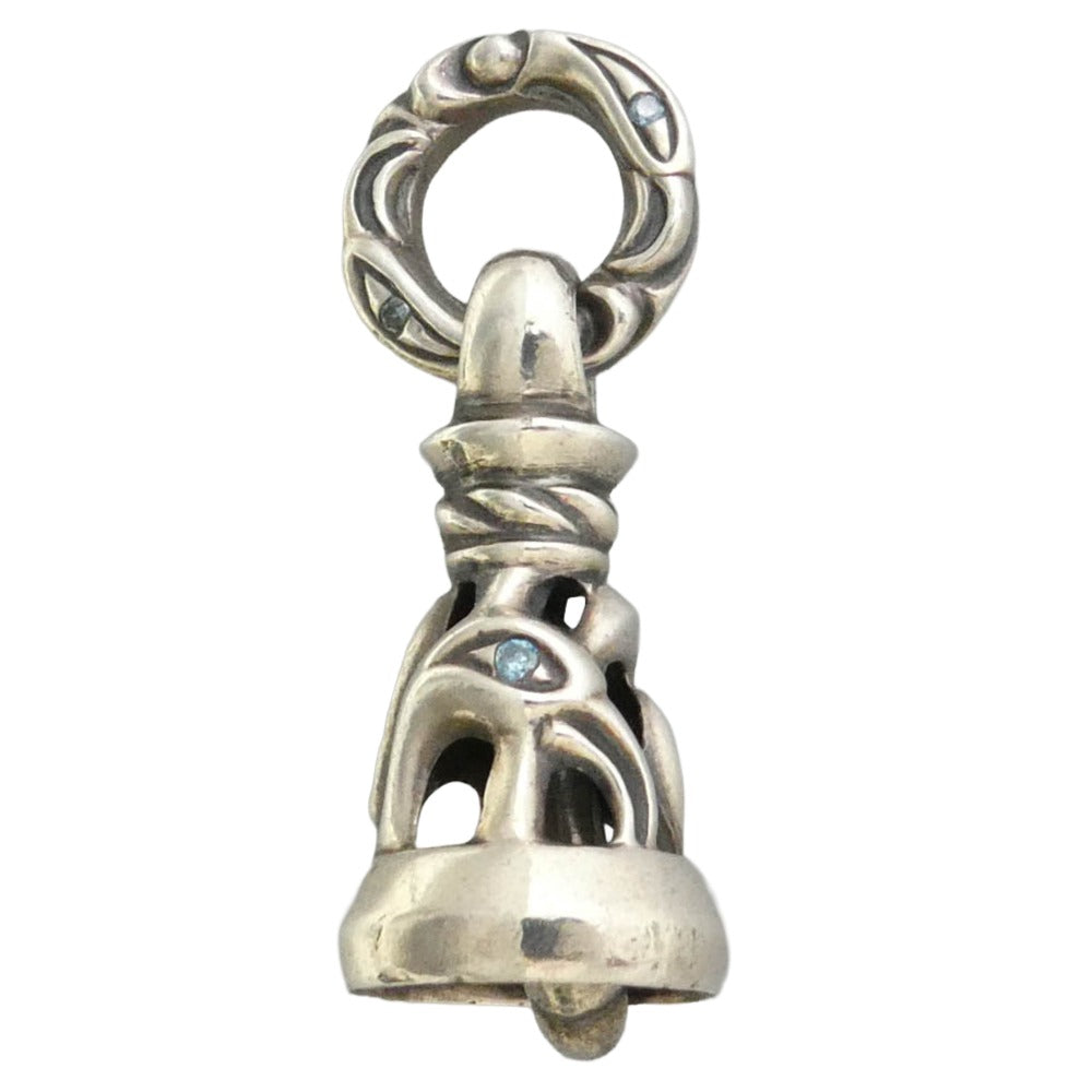 LONE ONES ロンワンズ CRANE BELL ドーヴベル M ミディアム ストーン ペンダントトップ シルバー系【中古】