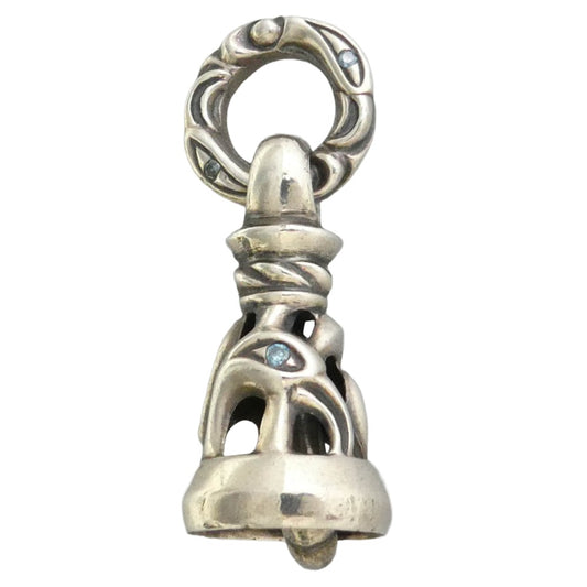 LONE ONES ロンワンズ CRANE BELL ドーヴベル M ミディアム ストーン ペンダントトップ シルバー系【中古】