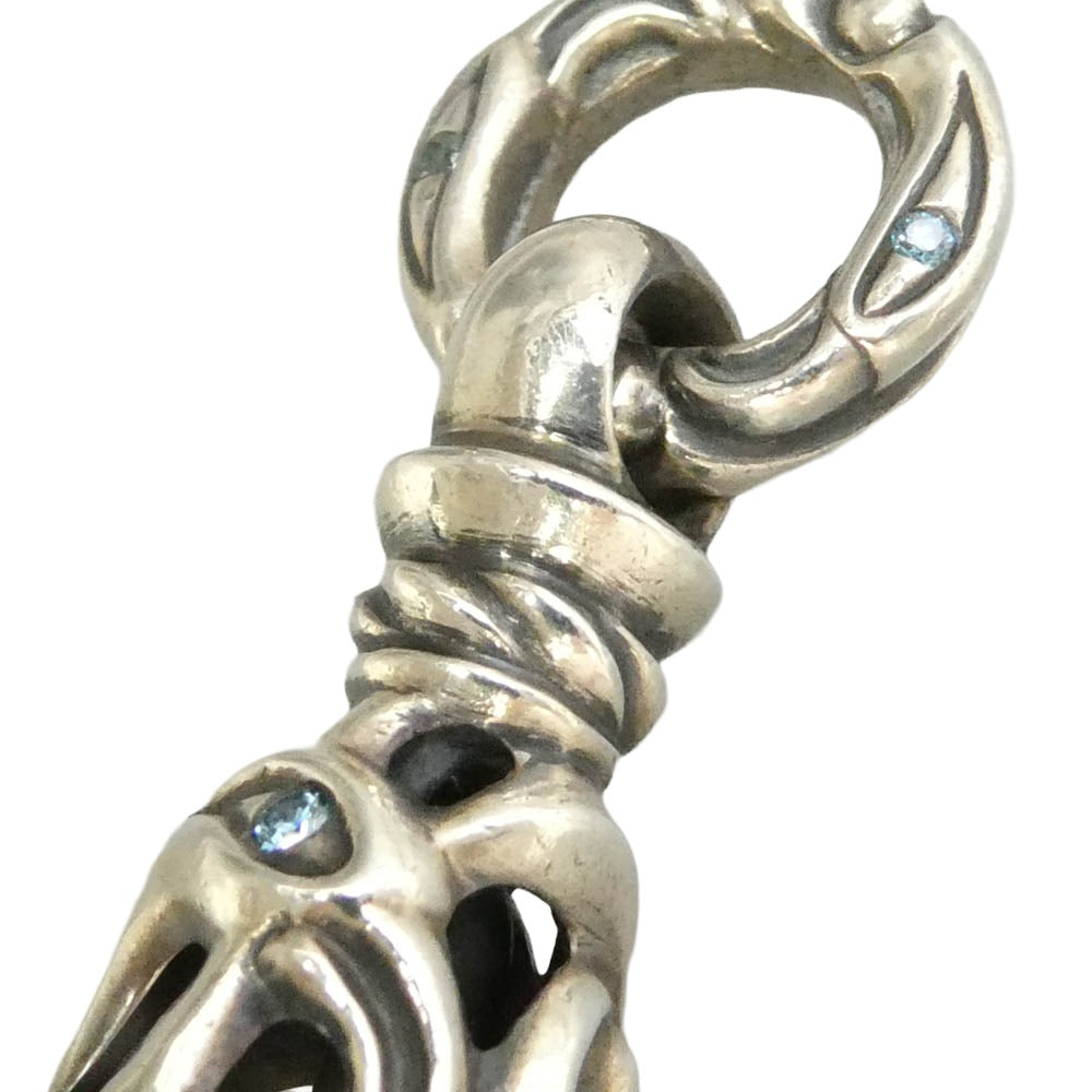LONE ONES ロンワンズ CRANE BELL ドーヴベル M ミディアム ストーン ペンダントトップ シルバー系【中古】