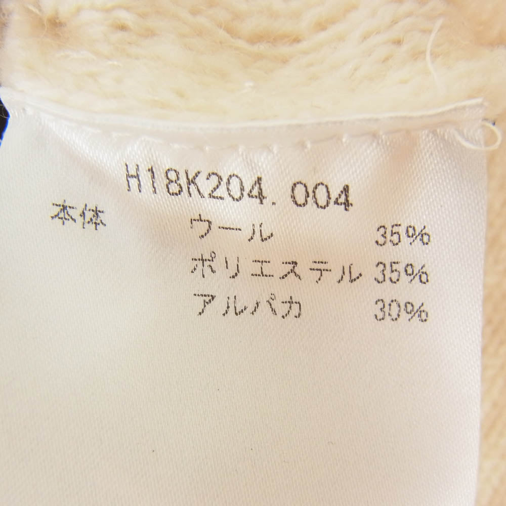 AMI PARIS アミパリス H18K204.004 Alexandre Mattiussi アレクサンドル マテュッシ タートルネック ニット セーター ホワイト系 S【極上美品】【中古】