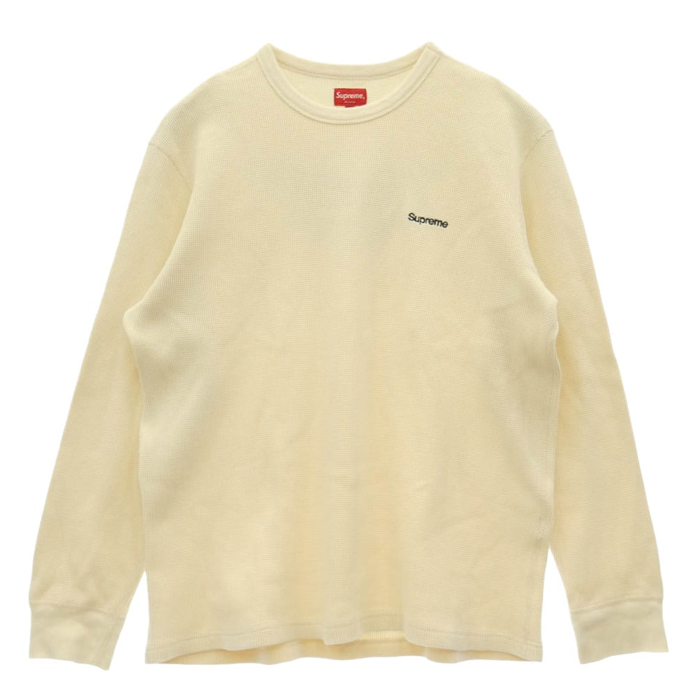 Supreme シュプリーム 16AW S LOGO Crewneck Sロゴ クルーネック スウェット トレーナー パステルクリーム系 M【中古】 Supreme シュプリーム 16AW S LOGO Crewneck Sロゴ クルーネック