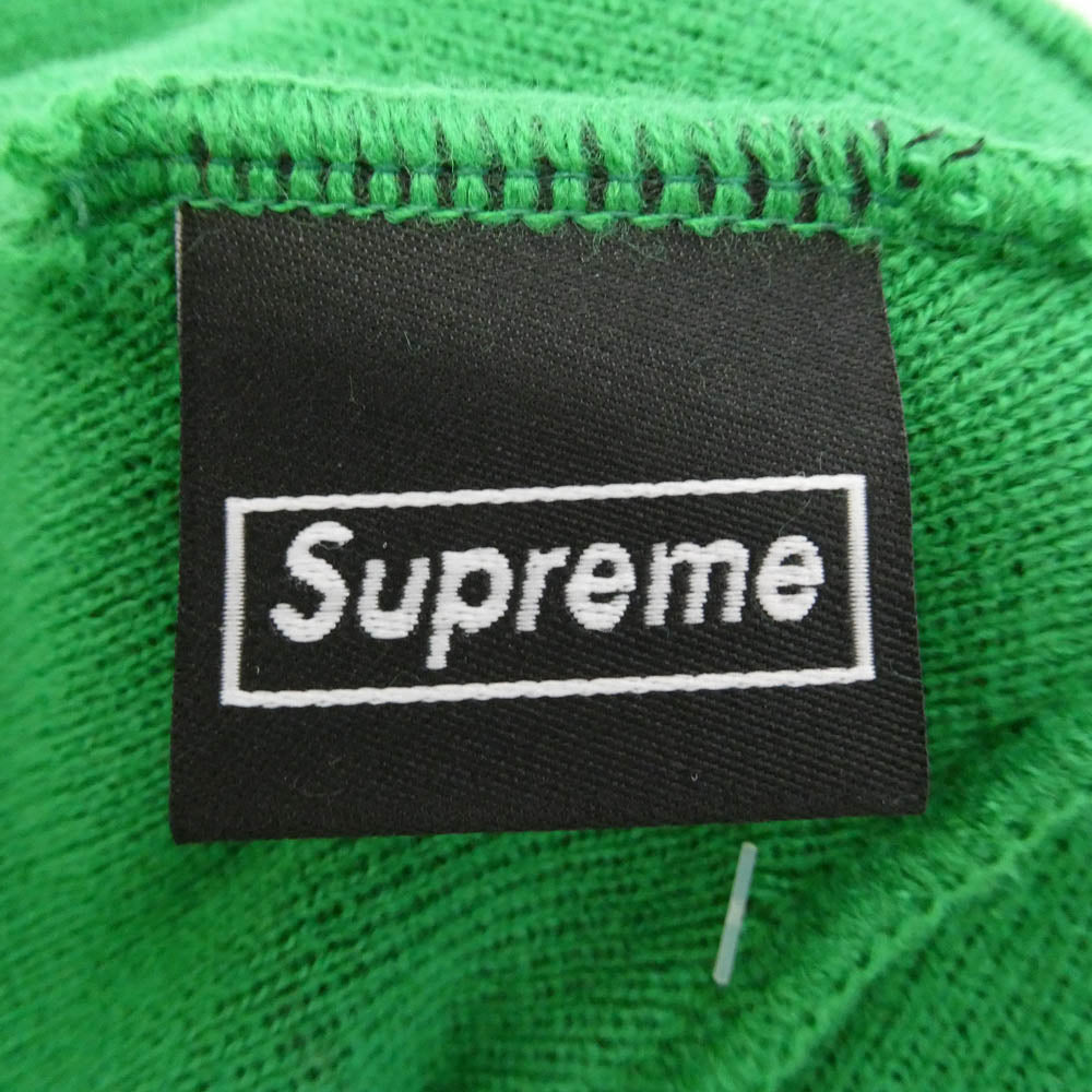 Supreme シュプリーム 24AW × NEW ERA Box Logo Beanie ニューエラ ボックスロゴ ビーニー ロゴ刺繍 ニット帽 ニットキャップ グリーン系【新古品】【未使用】【中古】