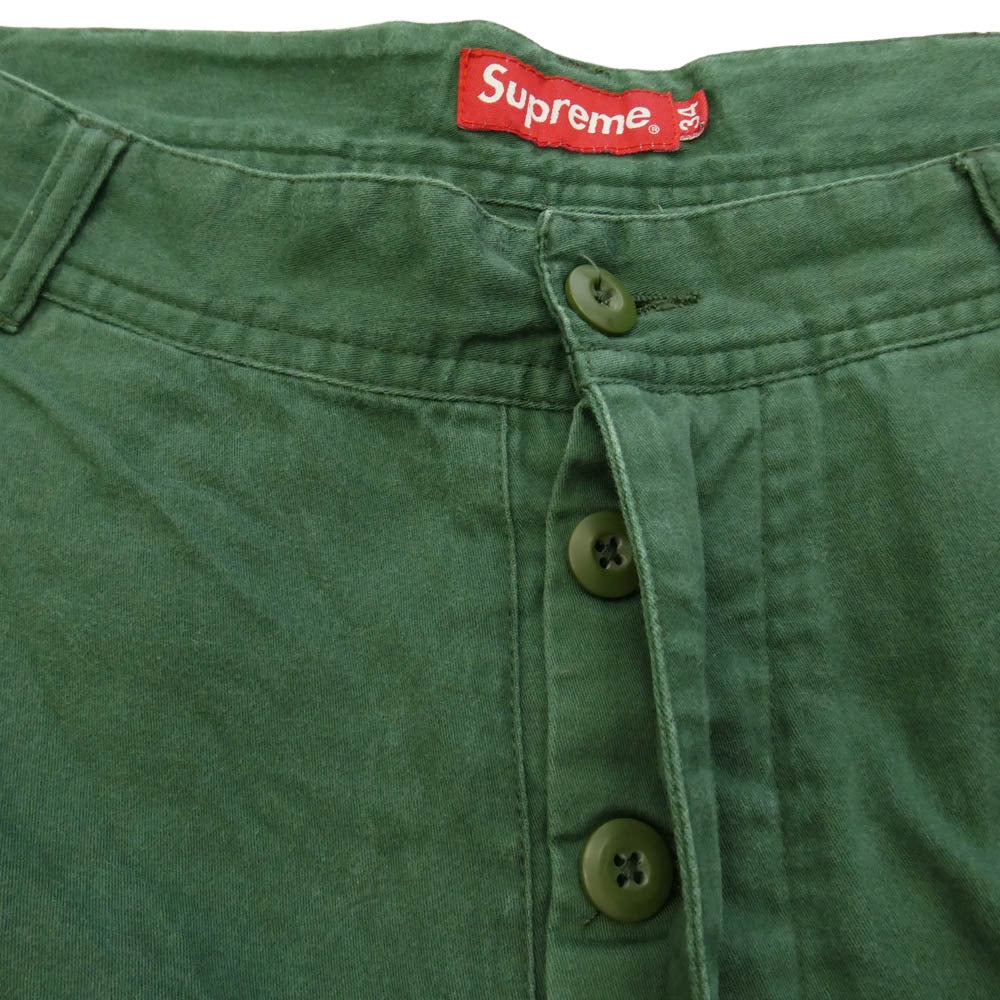 Supreme シュプリーム ワングラム期 Cargo Pants カーゴ パンツ 34 カーキ系 34【中古】