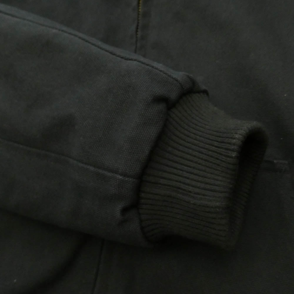 エフアール2 Snake&Skull Hooded Duck 港 アーム刺繍 ジップ アップ ワーク ジャケット ブラック系 M【中古】