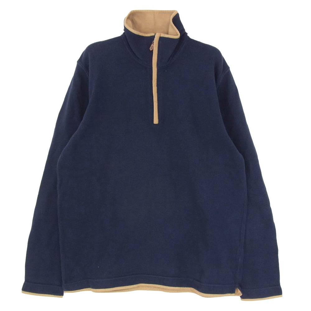 Brunello Cucinelli ブルネロクチネリ コットン ハーフジップ ニット ネイビー系 サイズ表記無【中古】
