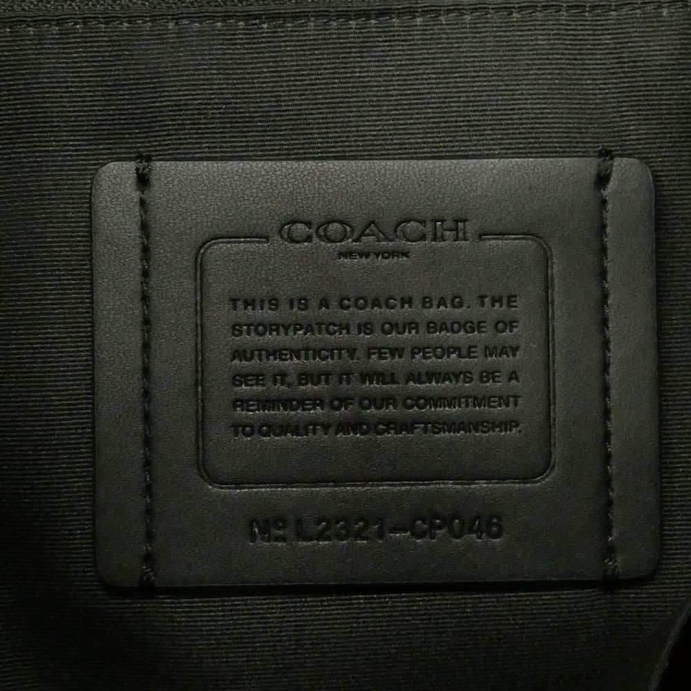COACH コーチ L2321-CP046 スプリント バックパック レザー リュック ブラック系【中古】