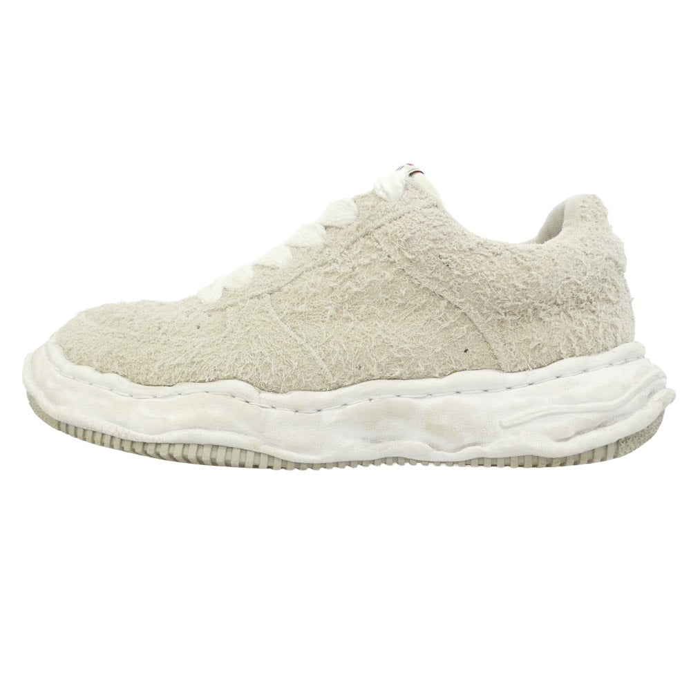 Maison MIHARA YASUHIRO メゾンミハラヤスヒロ 25SS A14FW730 WAYNE OG Sole Long Hair Suede Low-top Sneaker ウェイン オリジナルソール ロングヘアースウェード ローカットスニーカー グレー系 ホワイト系 EU40【中古】