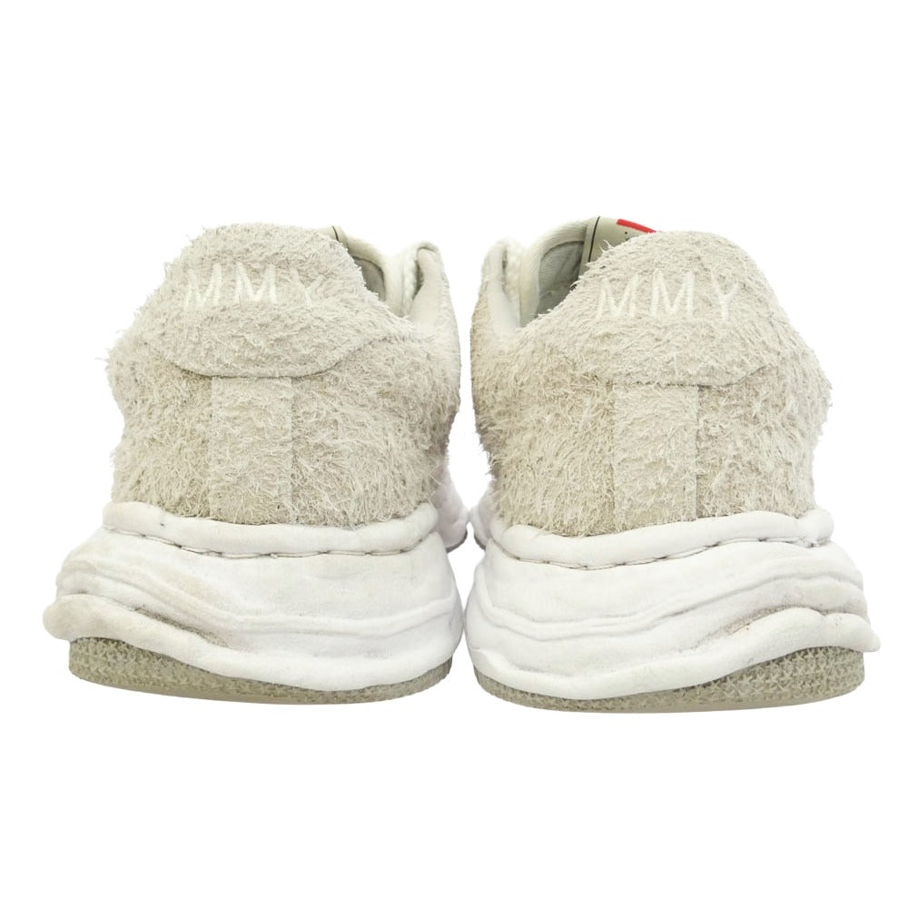 Maison MIHARA YASUHIRO メゾンミハラヤスヒロ 25SS A14FW730 WAYNE OG Sole Long Hair Suede Low-top Sneaker ウェイン オリジナルソール ロングヘアースウェード ローカットスニーカー グレー系 ホワイト系 EU40【中古】