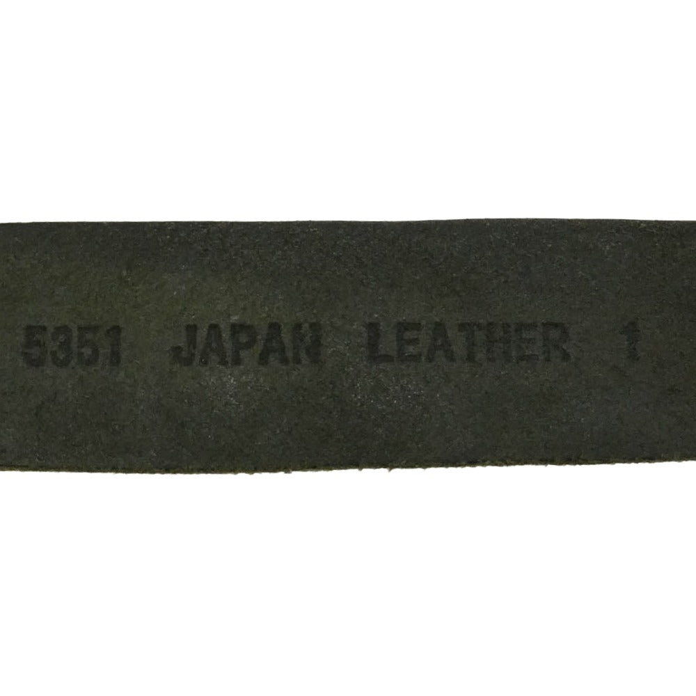 5351プール オム レザー ベルト ブラック系【中古】