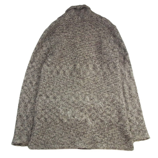 BACKBONE バックボーン 10AW BB10FW-KN20 ショールカラー ローゲージ アルパカ ウール ニット カーディガン ベージュ系 L【中古】
