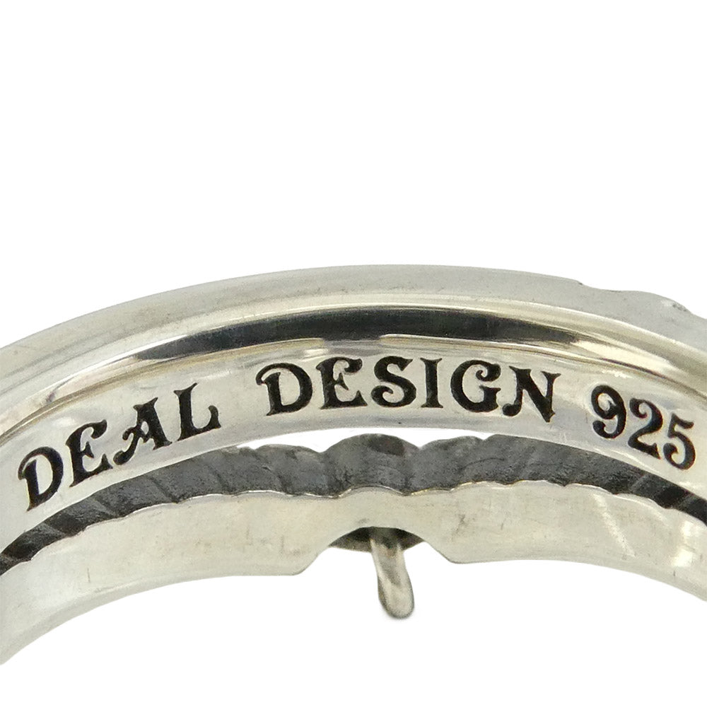 DEAL DESIGN ディールデザイン R.I.P クロス リング シルバー系 7.5号【中古】