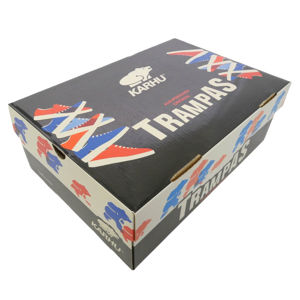 カルフ F809006 Trampas NAVY WHITE トランパス ネイビー ホワイト ローカット スニーカー ダークネイビー系 ホワイト系 US7【新古品】【未使用】【中古】