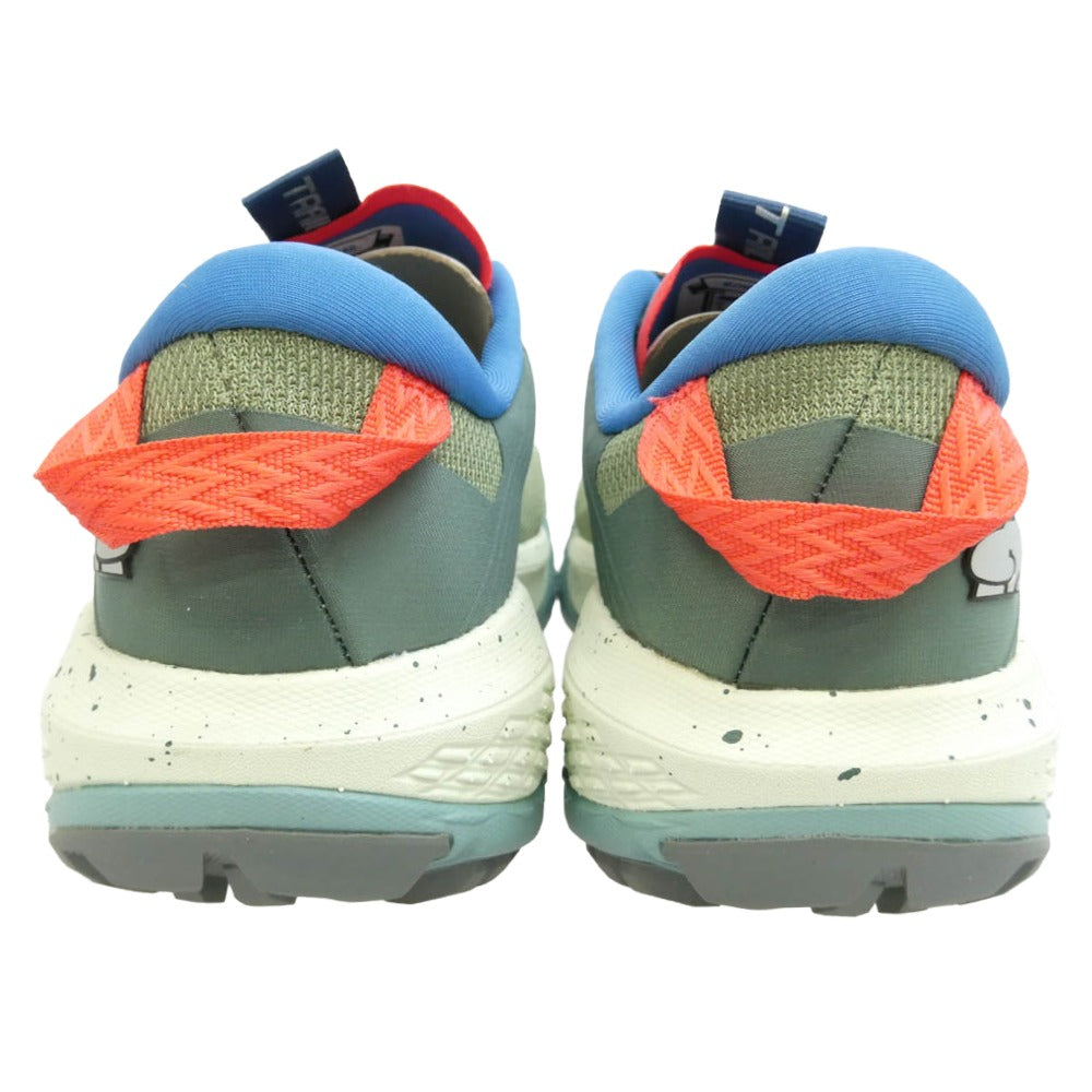 カルフ F204003 IKONI TRAIL OIL GREEN MINERAL BLUE イコニ トレイル ランニングシューズ ローカットスニーカー マルチカラー系 US8【新古品】【未使用】【中古】