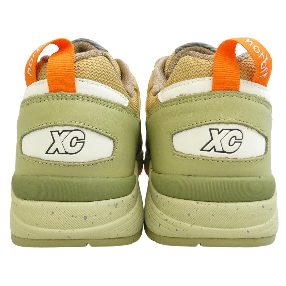カルフ NOR0001 × Norbit FUSION XC ノービット フュージョン HAVE A NICE HIKE SAGE GREEN BEIGE ランニングシューズ ローカットスニーカー マルチカラー系 US9.5【新古品】【未使用】【中古】