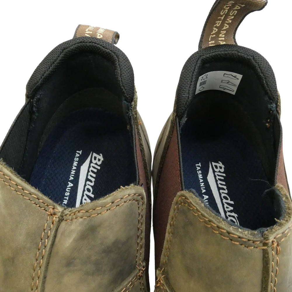 ブランドストーン 2036 SLIP ON SHOE チェルシー サイドゴア ローカット スリッポン ブーツ ブラウン系 UK7【極上美品】【中古】