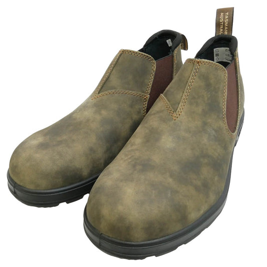 ブランドストーン 2036 ORIGINALS SLIP ON LEATHER LOW CUT SHOES オリジナル スリッポン スエード レザー ローカット シューズ ブラウン系 UK8【美品】【中古】