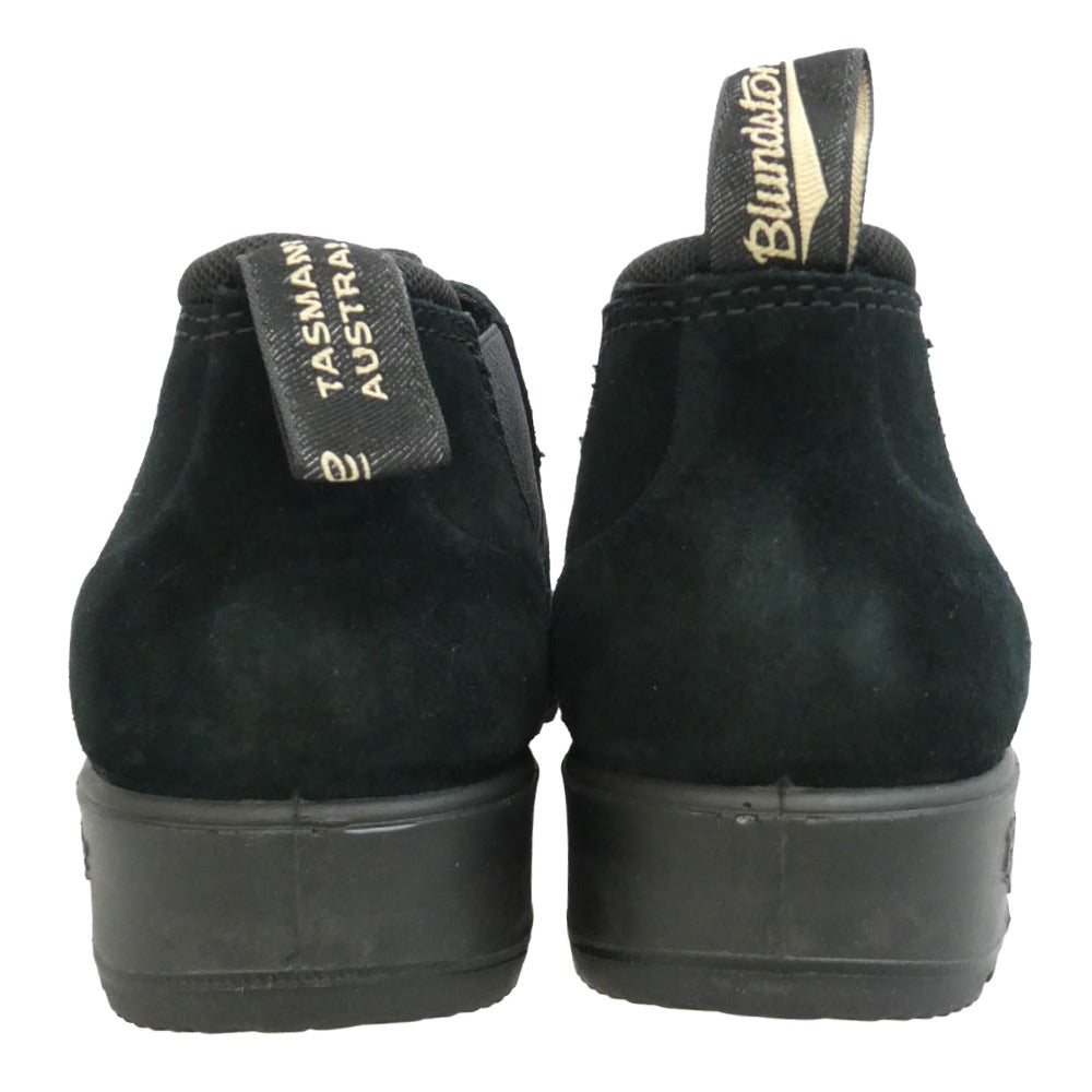 ブランドストーン 1605 ORIGINALS SLIP ON LEATHER LOW CUT SHOES オリジナル スリッポン スエード レザー ローカット シューズ ブラック系 UK3【美品】【中古】