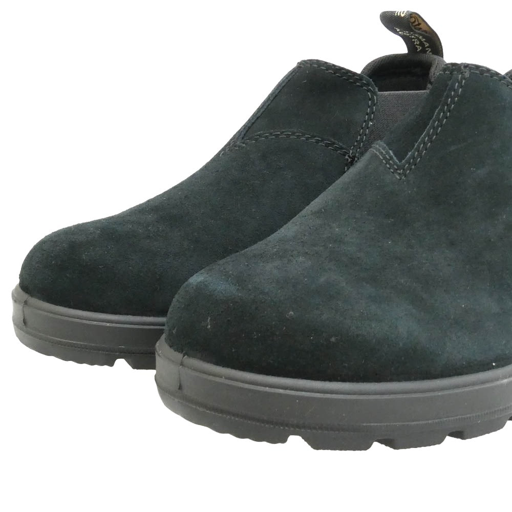 ブランドストーン 1605 ORIGINALS SLIP ON LEATHER LOW CUT SHOES オリジナル スリッポン スエード レザー ローカット シューズ ブラック系 UK3【美品】【中古】