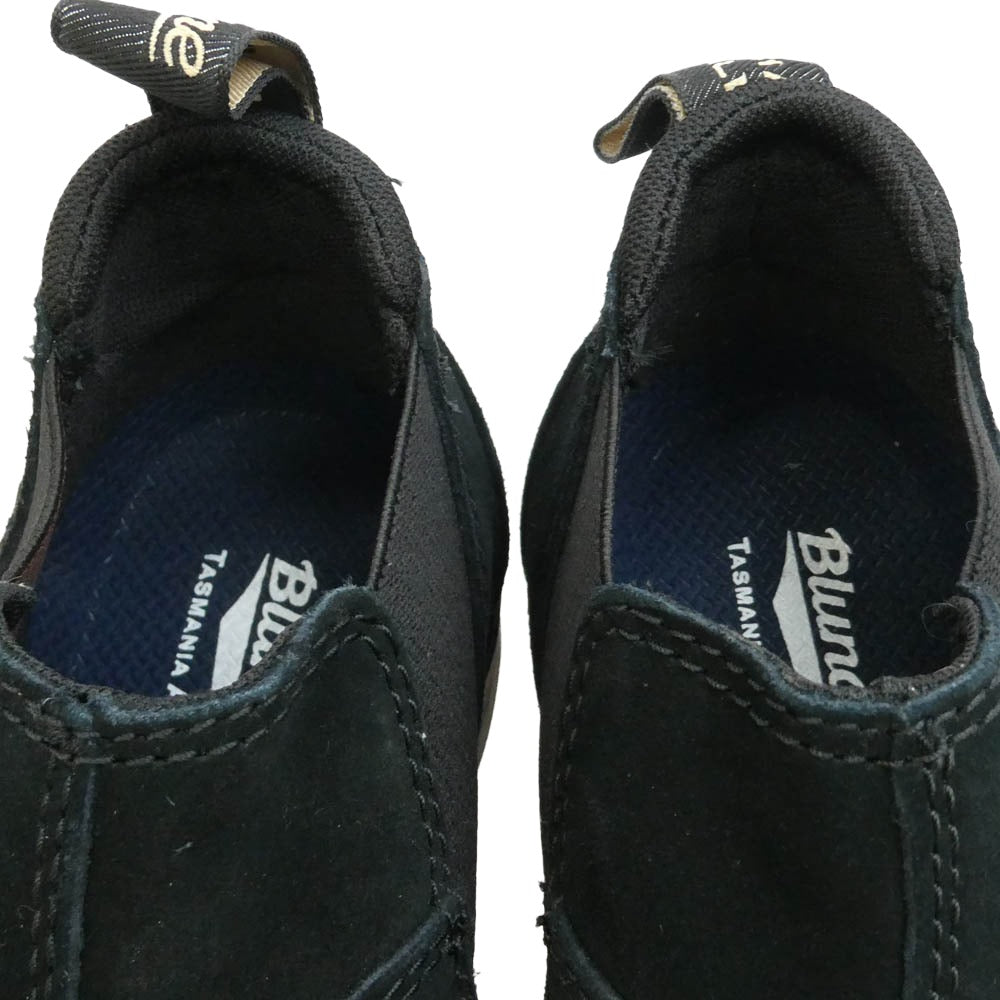 ブランドストーン 1605 ORIGINALS SLIP ON LEATHER LOW CUT SHOES オリジナル スリッポン スエード レザー ローカット シューズ ブラック系 UK3【美品】【中古】