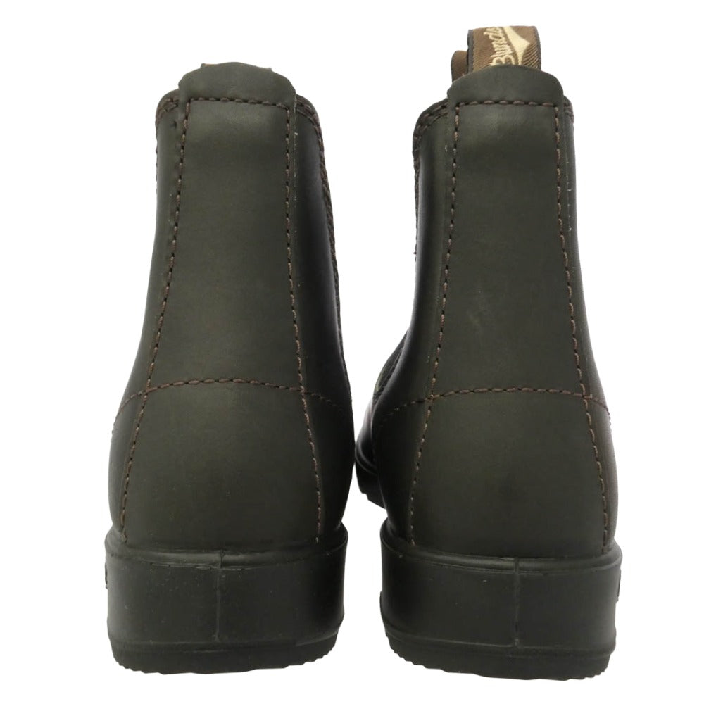 ブランドストーン 2403 Leather Chelsea Lug Boots レザー サイドゴア チェルシー ショート ブーツ ブラック系 UK6【極上美品】【中古】