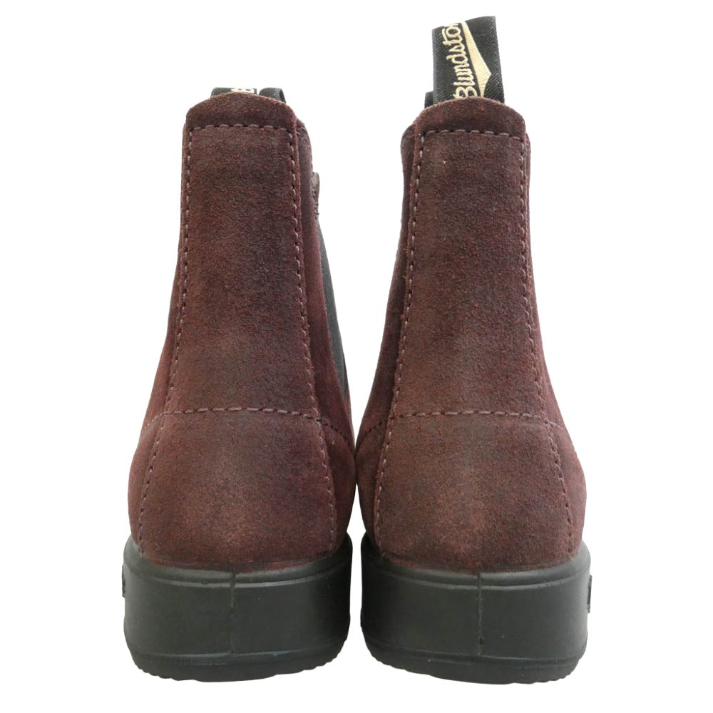 ブランドストーン 2409 Leather Chelsea Lug Boots スエード レザー サイドゴア チェルシー ショート ブーツ ダークブラウン系 UK6【美品】【中古】