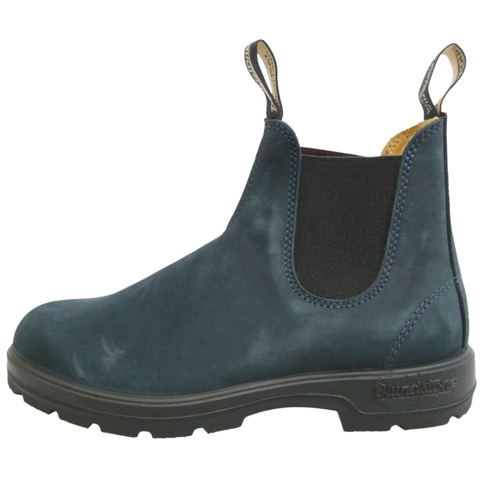 ブランドストーン 1940 Leather Chelsea Lug Boots スエード レザー サイドゴア チェルシー ショート ブーツ ダークネイビー系 UK6【美品】【中古】
