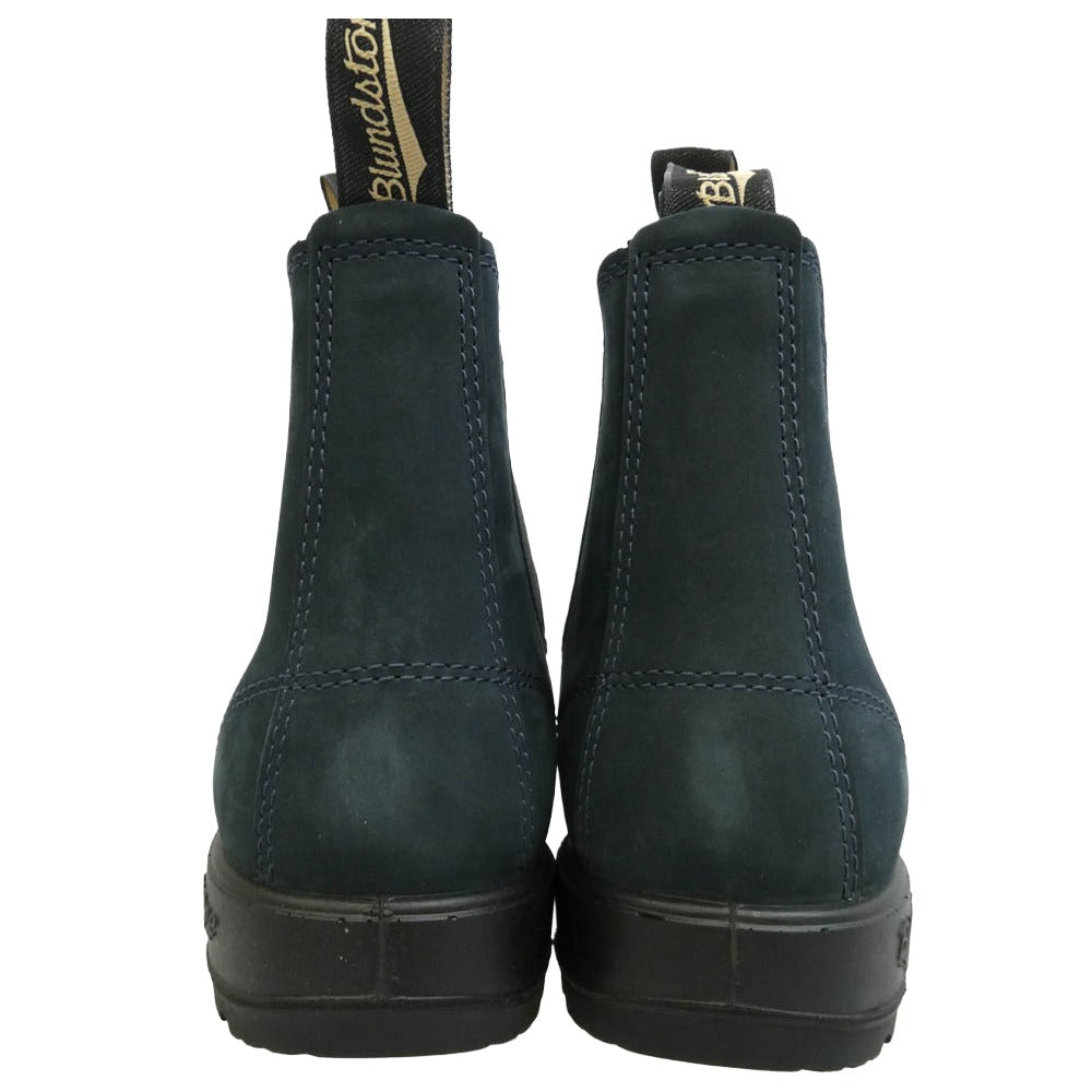 ブランドストーン 1940 Leather Chelsea Lug Boots スエード レザー サイドゴア チェルシー ショート ブーツ ダークネイビー系 UK6【美品】【中古】