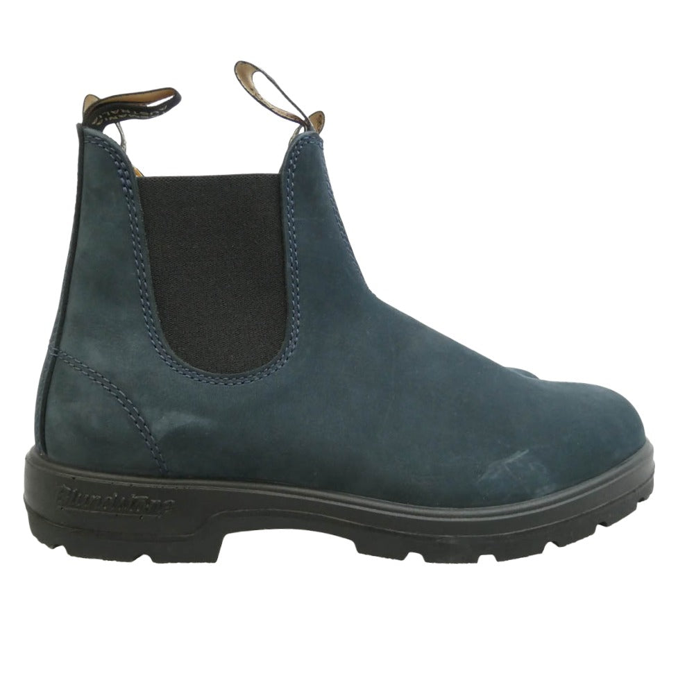 ブランドストーン 1940 Leather Chelsea Lug Boots スエード レザー サイドゴア チェルシー ショート ブーツ ダークネイビー系 UK6【美品】【中古】