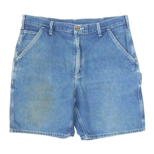 Carhartt カーハート denim painter pants デニムペインター ショートパンツ インディゴブルー系 36【中古】