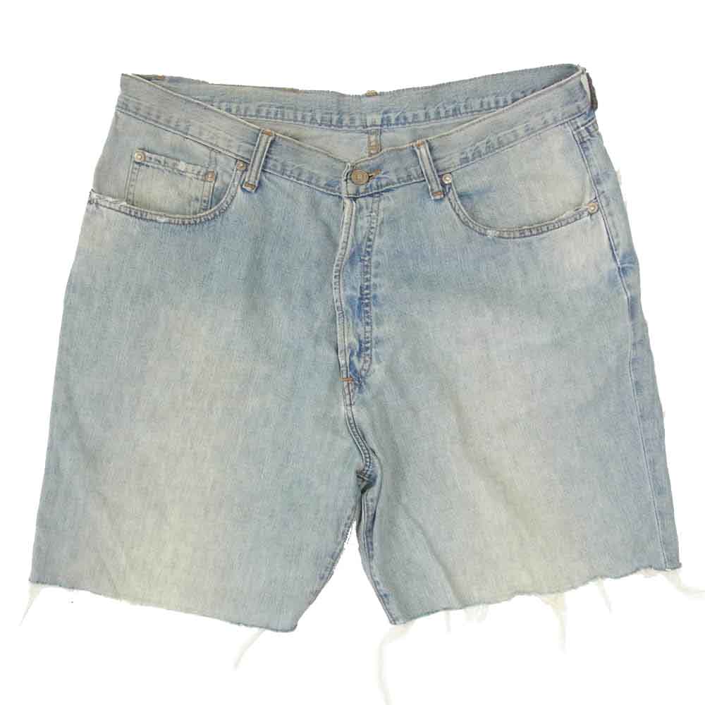 RRL ダブルアールエル Baggy Denim Cut Off Shorts バギー カットオフ デニム ショートパンツ インディゴブルー系 36【中古】