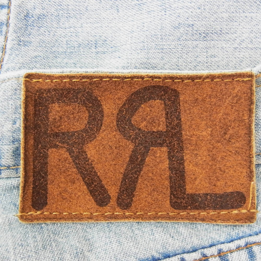 RRL ダブルアールエル Baggy Denim Cut Off Shorts バギー カットオフ デニム ショートパンツ インディゴブルー系 36【中古】