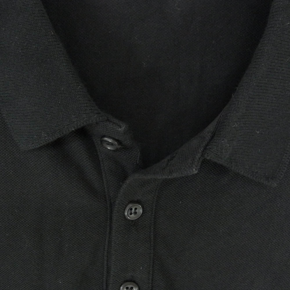 ANCELLM アンセルム ANC-CT104 S/S POLO SHIRT 鹿の子 半袖 ポロシャツ ブラック系 2【中古】