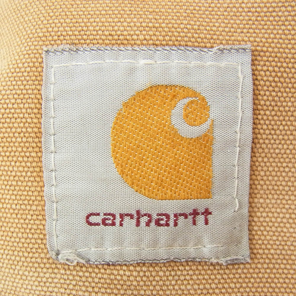 Carhartt カーハート B01 USA製 DOUBLE FRONT WORK DUNGAREE ダック ダブルニー ぺインターパンツ ブラウン系 36【中古】