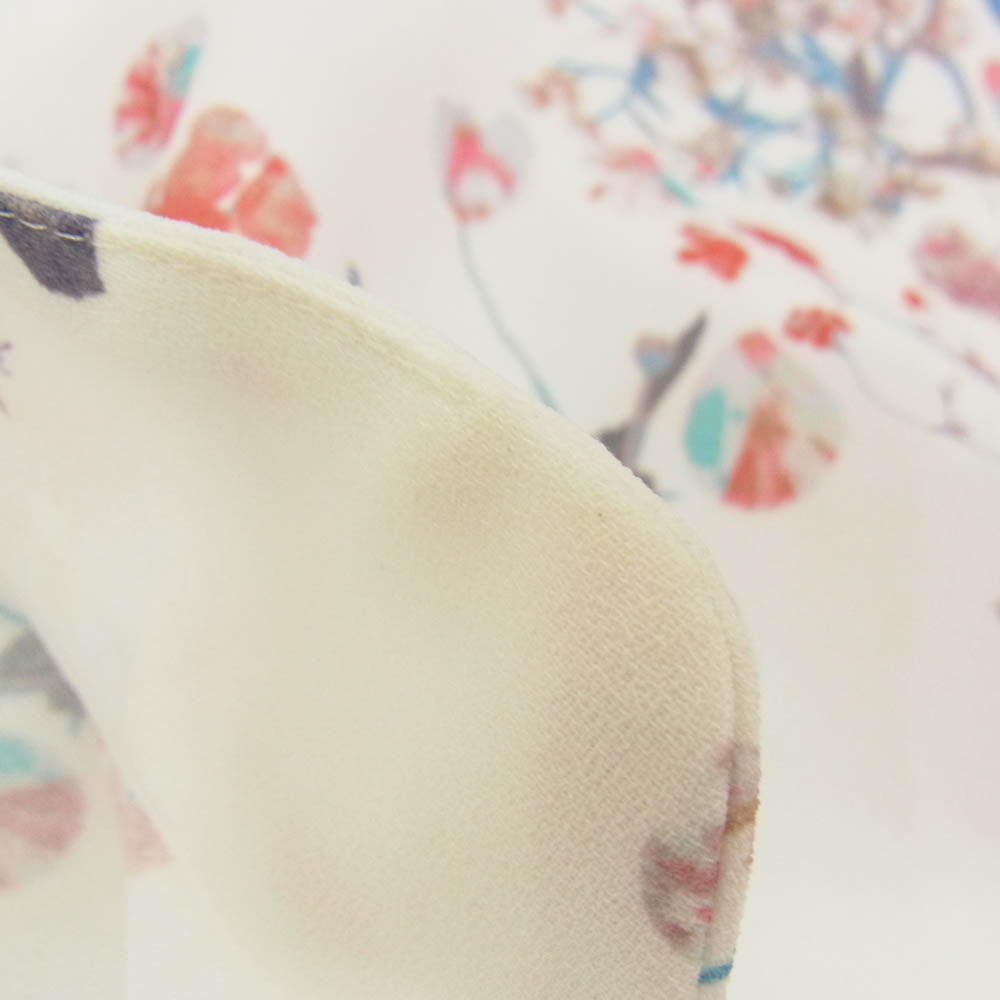 マメクロゴウチ 20SS MM20PS-SH702 Flower Printed Blouse フラワープリントブラウス 半袖 シャツ ホワイト系 1【中古】
