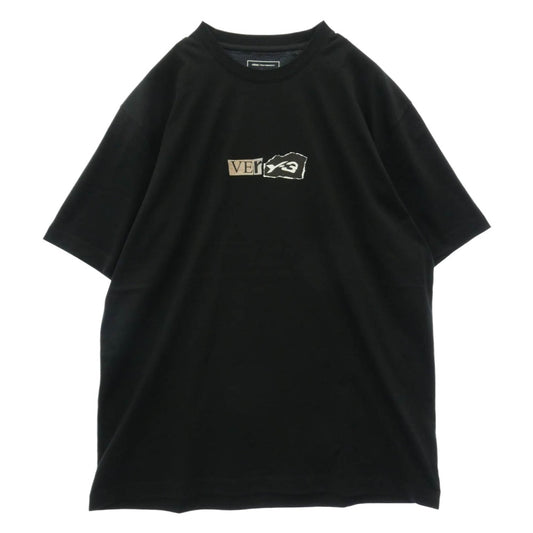 Y-3 Yohji Yamamoto ワイスリー ヨウジヤマモト 26SS KQ9750 GFX SHORT SLEEVE TEE フロントプリント 半袖 Tシャツ ブラック系 L【極上美品】【中古】