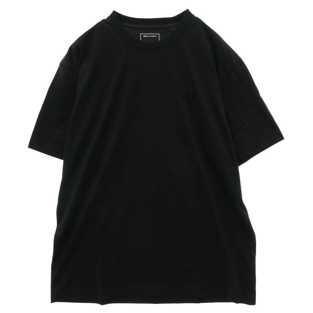 Y-3 Yohji Yamamoto ワイスリー ヨウジヤマモト 26SS KQ9783 REGULAR SHORT SLEEVE TEE レギュラー 半袖 Tシャツ ブラック系 L【極上美品】【中古】