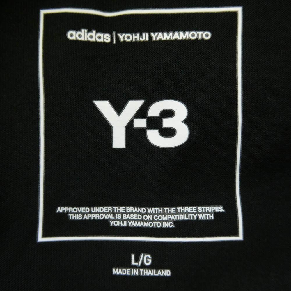 Y-3 Yohji Yamamoto ワイスリー ヨウジヤマモト 26SS KQ9783 REGULAR SHORT SLEEVE TEE レギュラー 半袖 Tシャツ ブラック系 L【極上美品】【中古】