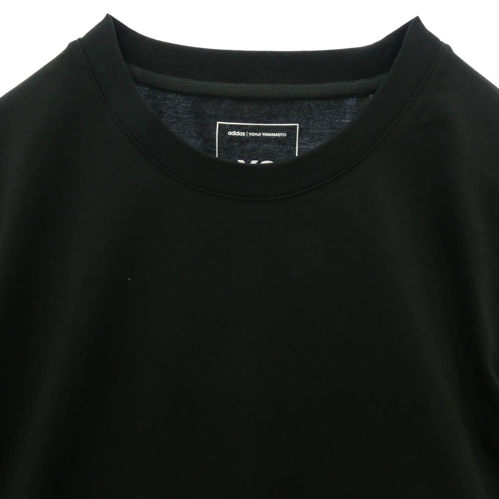 Y-3 Yohji Yamamoto ワイスリー ヨウジヤマモト 26AW KR2223 GFX SHORT SLEEVE TEE ロゴグラフィック サイドプリント 半袖 Tシャツ ブラック系 L【極上美品】【中古】