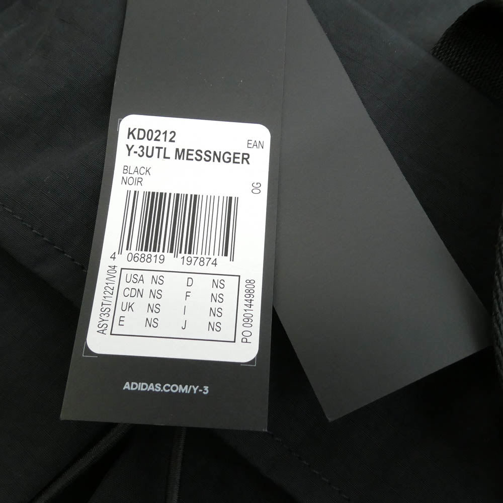 Y-3 Yohji Yamamoto ワイスリー ヨウジヤマモト 26AW KD0212 UTILITY MESSENGER BAG リップストップ ユーティリティー ショルダー メッセンジャー バッグ ブラック系【極上美品】【中古】