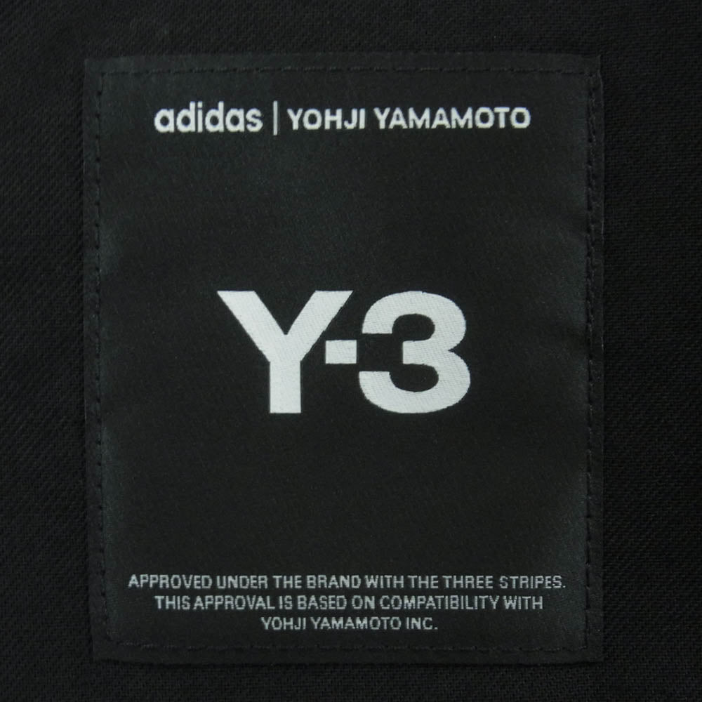 Y-3 Yohji Yamamoto ワイスリー ヨウジヤマモト 25AW JW7353 SPORT UNIFORM PANTS 3-STRIPES 3ストライプス スポーツ ユニフォーム パンツ ブラック系 ホワイト系 M【極上美品】【中古】