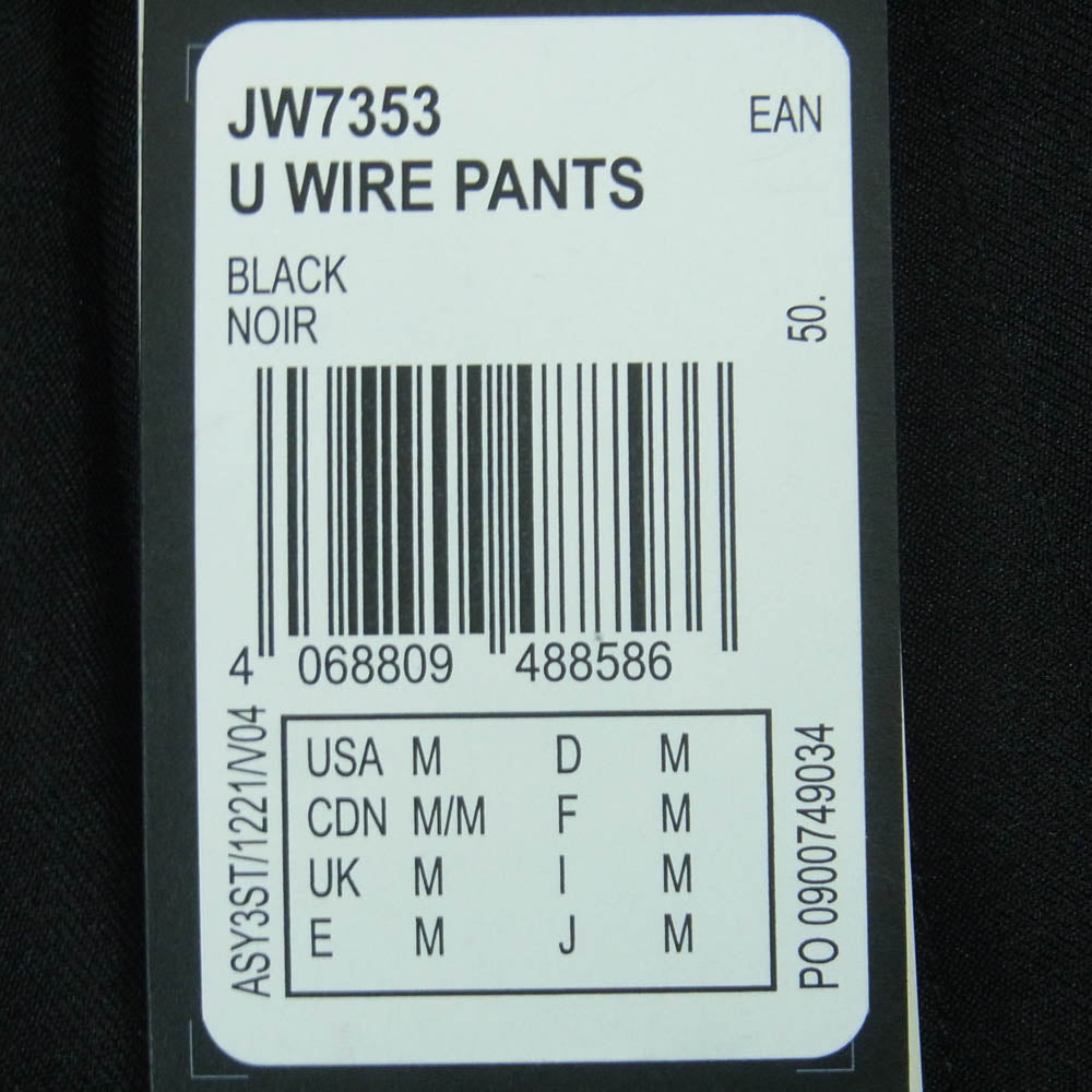 Y-3 Yohji Yamamoto ワイスリー ヨウジヤマモト 25AW JW7353 SPORT UNIFORM PANTS 3-STRIPES 3ストライプス スポーツ ユニフォーム パンツ ブラック系 ホワイト系 M【極上美品】【中古】
