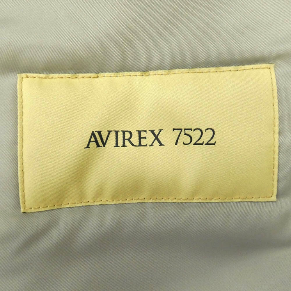 AVIREX アヴィレックス 25AW 7835952046 7522 MA-1 エムエーワン ナイロン フライトジャケット スレートグリーン系 XL【中古】