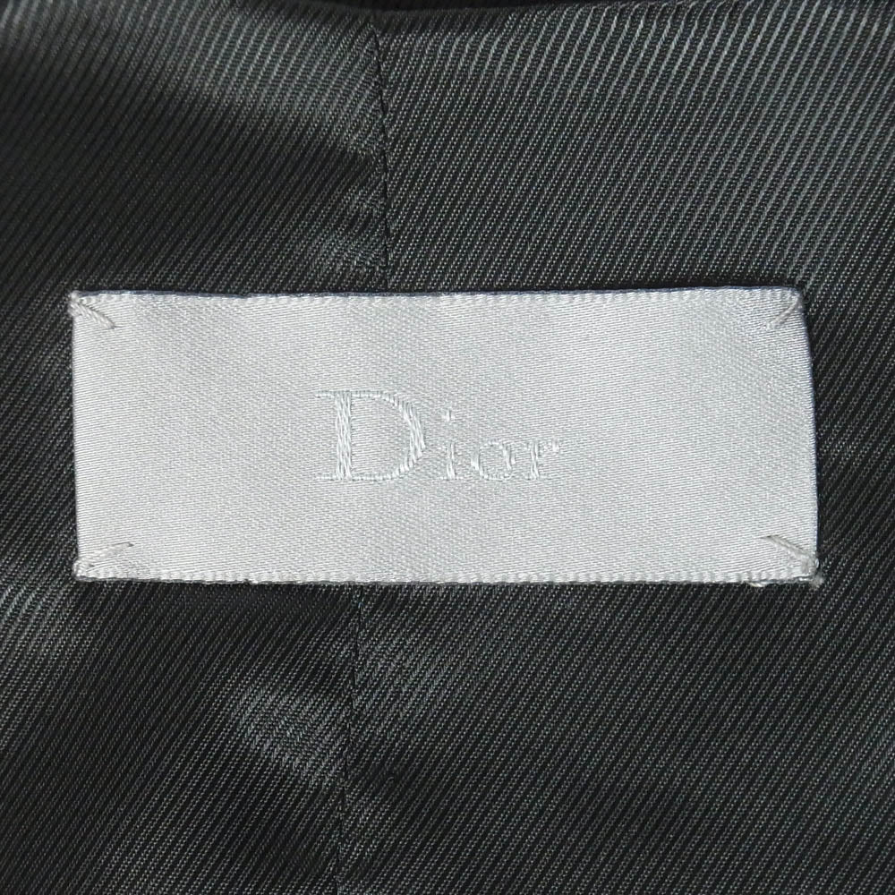DIOR HOMME ディオールオム 08SS 8E3160310558 Kris Van Assche Archive Vest Gilet クリスヴァンアッシュ期 アーカイブ バイカラー ベスト ジレ グレー系 44【中古】