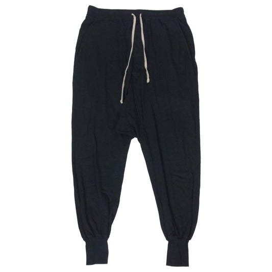 Rick Owens リックオウエンス 19SS DU19S4394-RN DRKSHDW PRISONNER DRAWSTRING ダークシャドウ プリズナードローストリング サルエル イージー パンツ ブラック ブラック系 S【中古】