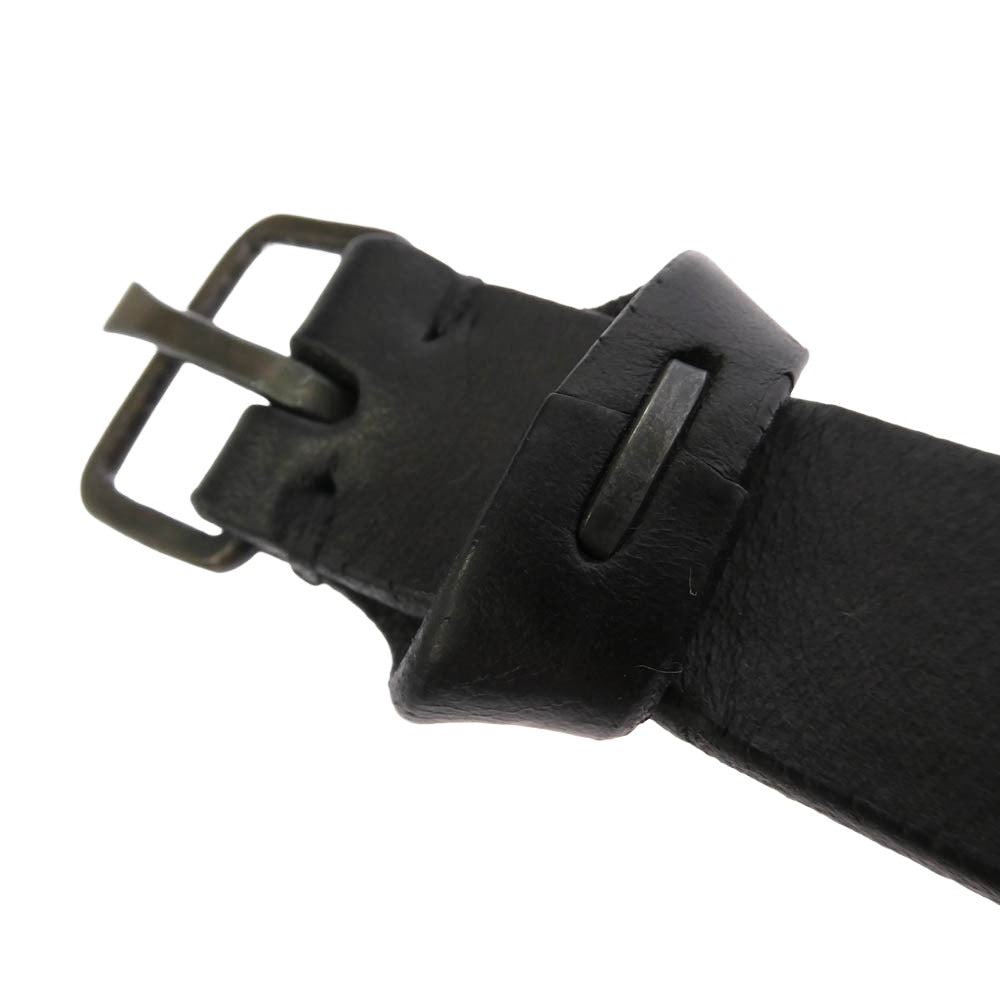 MA+ エムエークロス Wrist Band Leather Bracelet リスト バンド レザー ブレスレット ブラック ブラック系【中古】