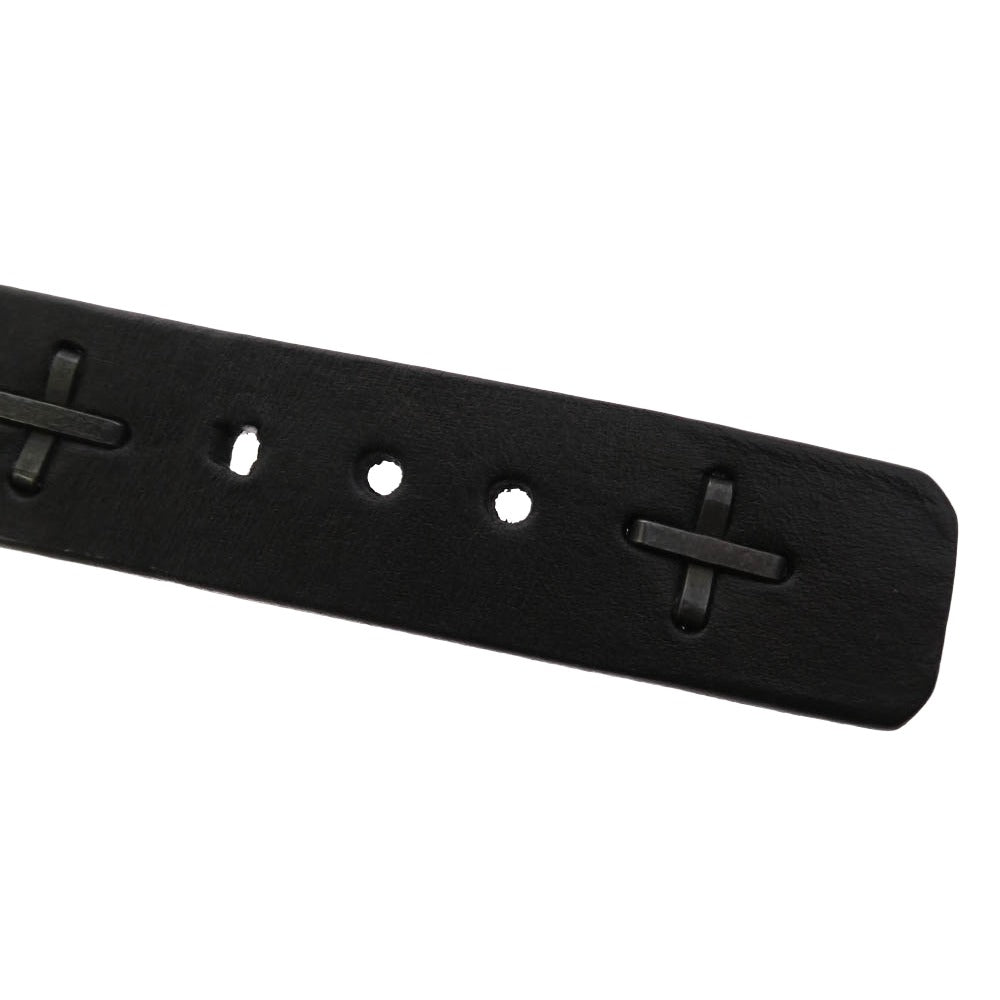 MA+ エムエークロス Wrist Band Leather Bracelet リスト バンド レザー ブレスレット ブラック ブラック系【中古】