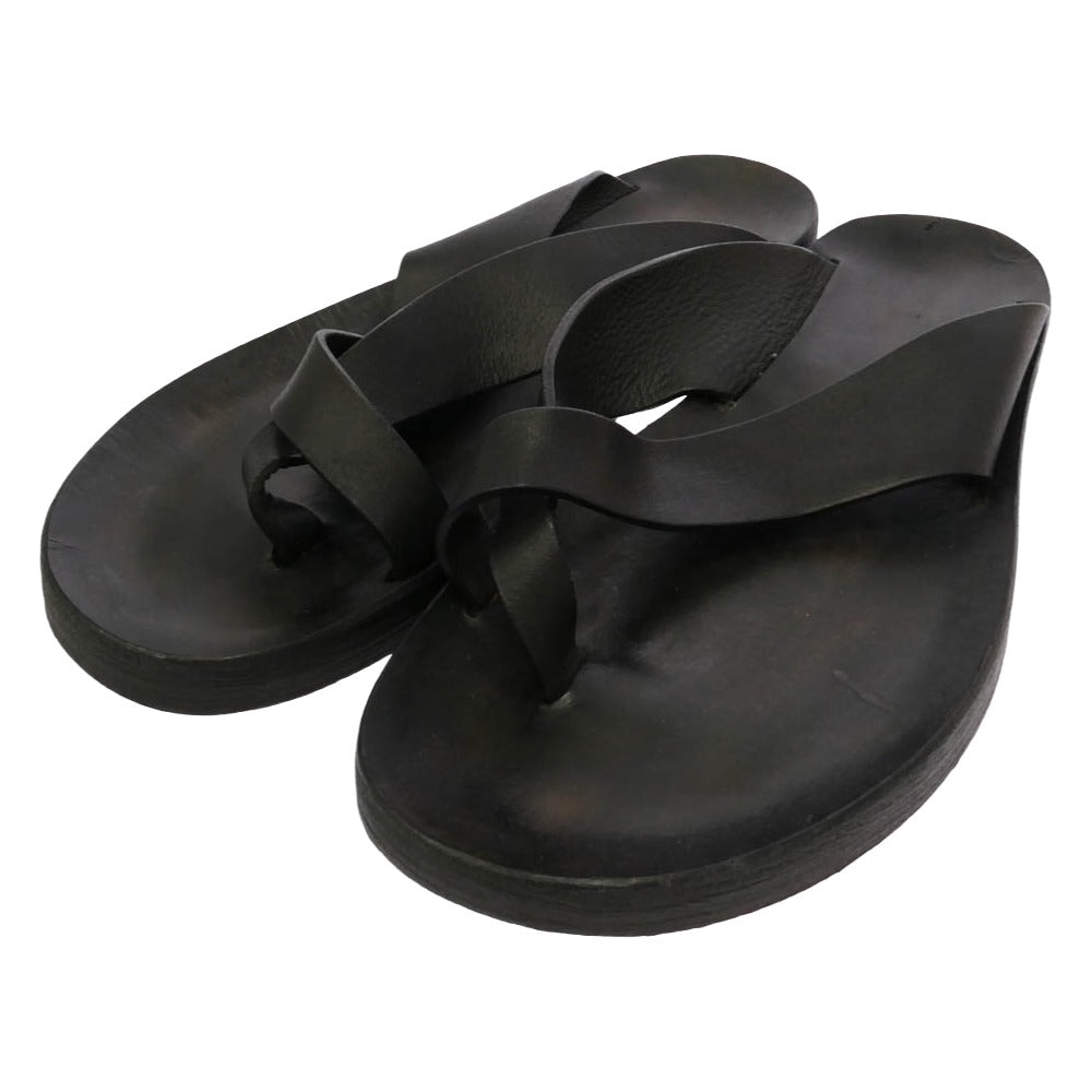 MA+ エムエークロス Leather Beach Sandal レザー ビーチ サンダル 41 ブラック系 41【中古】