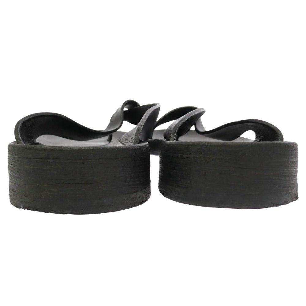 MA+ エムエークロス Leather Beach Sandal レザー ビーチ サンダル 41 ブラック系 41【中古】